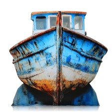 Beeveer 4ft 3D Old Pirate Fishing Boat Cardboard Cutout Stand-up Beach Nautic... picture