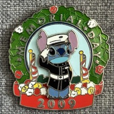 Disney Parks Memorial Day 2006 Stitch LE 300 Pin B6 picture
