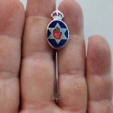 Ulster Volunteer Force Loyalist Unionist Enameled Pin Stamped Johnston Belfast picture