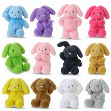 Arrowbash 12 Pcs 13.5 Inch Plush Easter Bunny Stuffed Animal 12 Colors Cute picture
