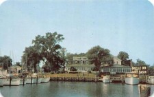Brielle, NJ New Jersey HILLMANN'S BRIELLE~YACHT BASIN Fishing Boats ROASIDE picture