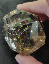 160g Natural Rainbow Smoky Citrine Quartz Freeform Crystal Mineral Reiki Decor picture