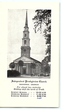 1940s SAVANNAH GA INDEPENDENT PRESBYTERIAN CHURCH HISTORY INFORMATION  Z3707 picture