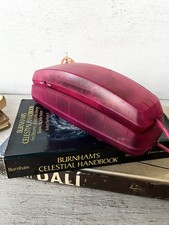 Pink Vintage Lenoxx Sound Transparent Push Button Telephone HAC PH-1400 NON TEST picture