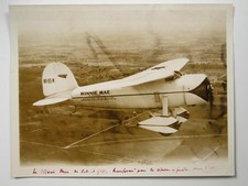 Winnie Mae Aeroplane Flight Dayton Ohio NR-105-W Wiley Post 1933 VTG Photo picture