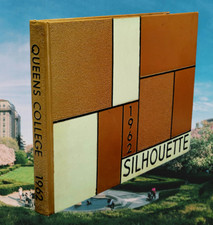 Queens College New York City 1962 Yearbook Near Fine Cond “Silhouette” Vintage picture