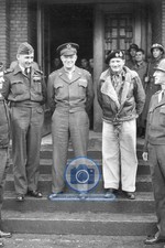 DWIGHT D. EISENHOWER OMAR BRADLEY ALLIED COMMANDERS 1944 4X6 PHOTO picture
