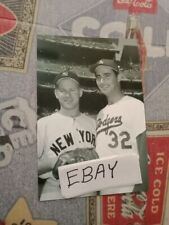 WHITEY FORD YANKEES, SANDY KOUFAX DODGERS, GLOSSY B&W 4X6 PHOTO, BRAND NEW picture