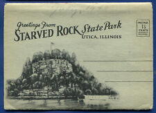 Starved Rock State Park Utica ILLinois il Postcard Folder PF564 picture