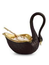 RARE NWT 100% Authentic L'Objet Porcelain Swan Salt Cellar Luxury Designer Gift picture