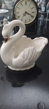 Vintage '83 Swan Signed Medium Size Very Nice Can Be Used As Floral Centerpiece picture
