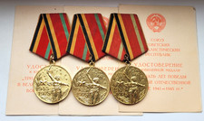 30 years of victory To a participant on the labor front USSR Soviet medals picture