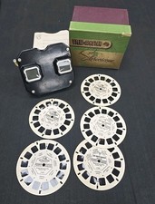 Vintage 1950s Sawyer Viewmaster With 5 Reels picture