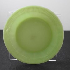 Vintage Anchor Hocking Fire King Jane Ray Jadeite Plate c1945-63 9 1/8