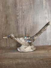 Navajo Pottery Horse Hair Roadrunner Sculpture by Vail picture