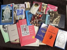Vintage Catholic Prayer Booklets Books Pamphlets Cards Lot Pieces Religious lot9 picture
