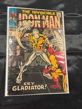 Iron Man #7 Marvel 1968 Cry Gladiator George Tuska Silver Age VG 4.0 picture