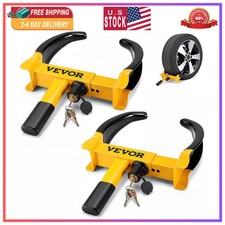 2 Pack VEVOR Universal Wheel Clamp Lock Anti-Theft Tire Lock for Car SUV ATV... picture
