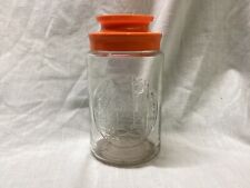Vintage Anchor Hocking TANG Glass Canister Jar CABIN with Lid picture