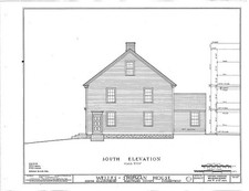 Photo:South Glastonbury CT Welles-Shipman House 1930s South Elevation HABS picture