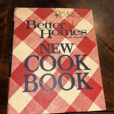Vintage Better Homes And Gardens New Cookbook 1968 No Missing Pages Clean picture
