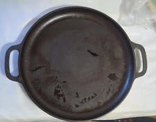 Pre-Seasoned 14 In. Cast Iron Pizza Pan - New Never Used picture