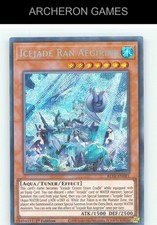 Icejade Ran Aegirine SEC YUGIOH Card 1st Edition picture