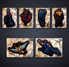 Topps 2025 Marvel Comic Book Heroes 6-Card Die-Cut Lot Black Widow + More picture