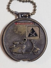 1950's Italian Rotating Dial Traffic Sign Identification Vespa Scooter Keychain picture