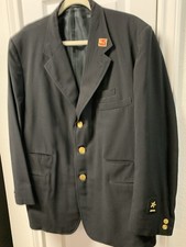 Vtg Milwaukee Road CMSTP.P Railroad Train Conductors Black Jacket 1980 Chicago picture
