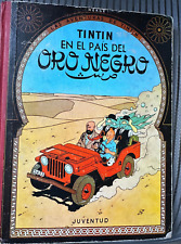 Hergé TINTIN  En El Pais Del Oro Negro Spanish 2nd edition 1965 BE Redoutable picture