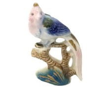 Vintage Bird of Paradise Figurine Porcelain Bird Figure Hand Painted picture