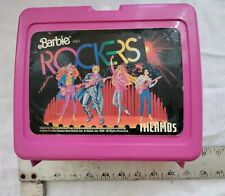 Vintage Pink 1987 Barbie & The Rockers LUNCHBOX NO Thermos by Mattel  picture