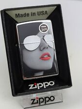 ZIPPO 28274 BS SUNGLASSES on HIGH POLISHED Chrome Windproof Lighter FEB (B) 2023 picture