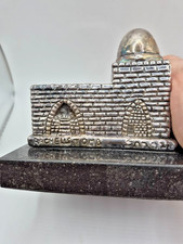 Vintage Israel 925 Sterling Silver Rachel's Tomb Sculpture Very Good Condition picture