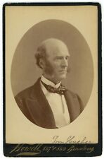 Circa 1870s Rare Cabinet Card Tomas Hughes Author of 