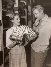 HOLLYWOOD GRACE KELLY + JAMES STEWART ALFRED HITCHCOCK PORTRAIT ORIG PHOTO J 23 picture