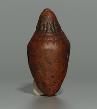 Real Tibet 1800s Old Antique Buddhist Magnetic Clay NiangLa Tsa Tsa Stupa Amulet picture