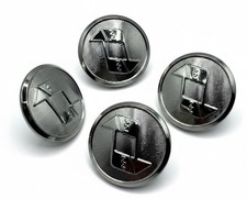 Vintage PATH Conductor Uniform Coat Jacket Buttons (4) Railroad Waterbury Button picture