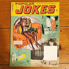 POPULAR JOKES Magazine May 1977 Adult Humor and Gags Bill Ward Pin-up Art picture
