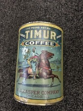 Antique Vintage Tin Coffee Can Kasper Co. picture