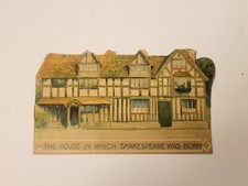 Antique SHAKESPEAR'S HOUSE card / EPHEMERA Envelope #1 picture
