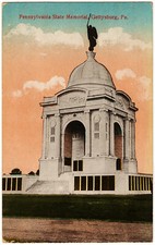 1907-15 Gettysburg PA Postcard Pennsylvania State Memorial Monument Civil War DB picture