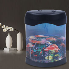 USB Jellyfish Aquarium Light Lamp Night Fish Tank Mood Lighting Desktop Decor picture