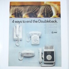Vintage 1968 AT&T Telephone Magazine Print Ad Rotary Phone Ephemera picture