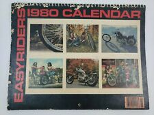 1980 Easy Rider Calendar Fully Intact Full Color picture