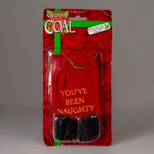 Christmas Coal You’ve Been Naughty Coal with Santa Sack picture