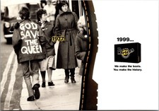 Continental Dr Martens Punk Rock God Save The Queen Advertising Postcard picture