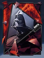DIGITAL CARD FRACTURED BLACK DARTH VADER REVENGE OF SITH Topps STAR WARS TRADER picture