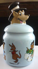 JIM BEAM WADE ANIMATED FOX BLUE COOKIE JAR BY DICK ELLIS FROM 1996 picture